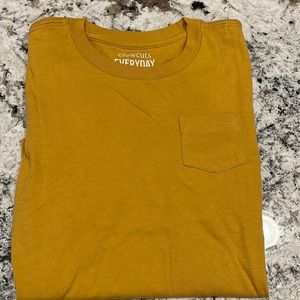 5/$25 NWOT Crewcuts Everyday Long Sleeve Pocket Tee